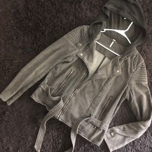 Free People | Moto Hooded Jacket